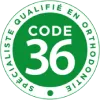 Label rond vert Code 36 spécialiste qualifié en orthodontie à Caen