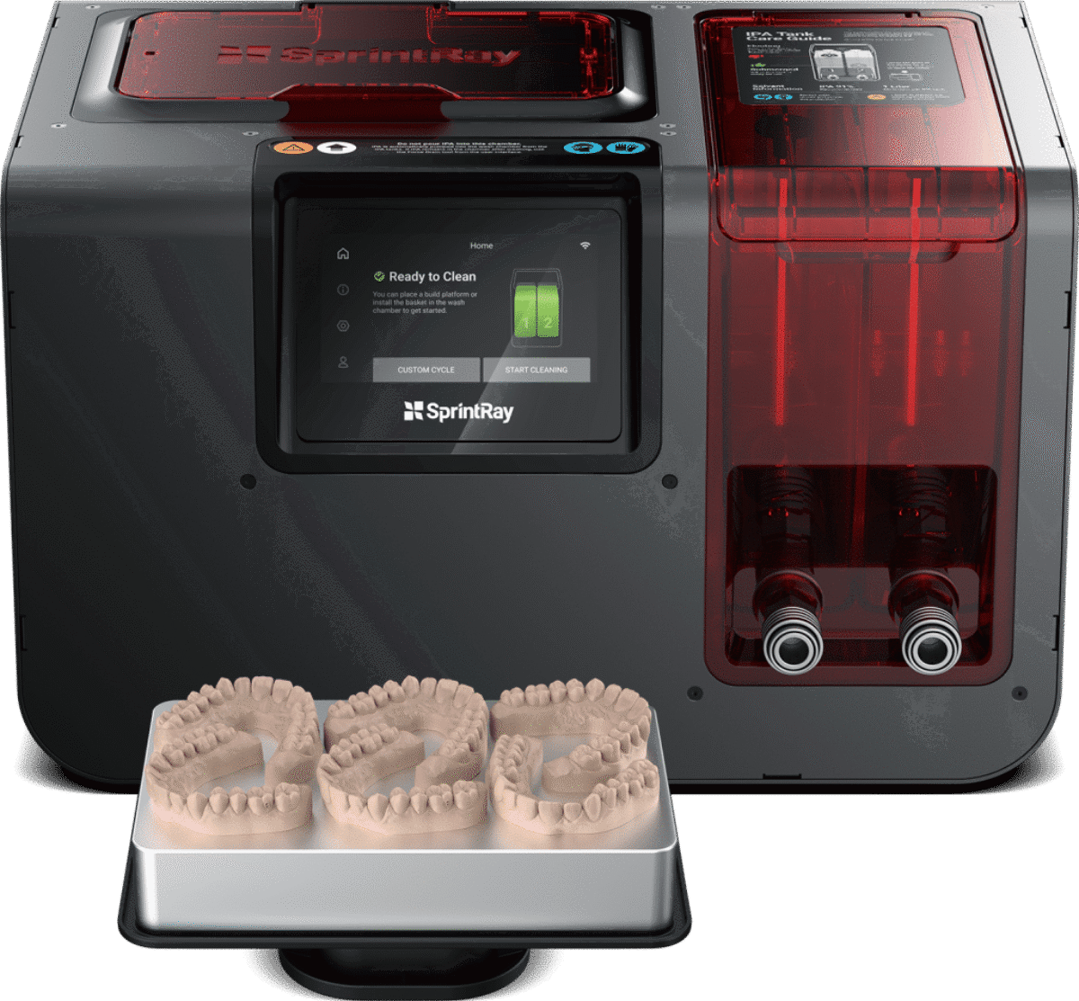 Station de lavage automatisée SprintRay ProWash S pour pièces dentaires imprimées en 3D